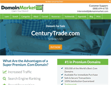 Tablet Screenshot of centurytrade.com